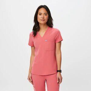 [NWOT, XL] FIGS Desert Rose Catarina - One-Pocket Scrub Top